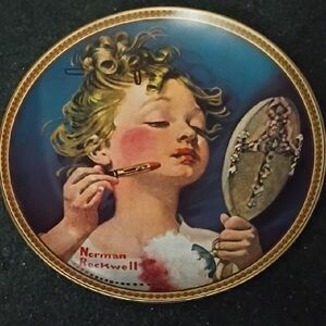 Norman Rockwell Rediscovered Women Edwin Knowles Decorative Plate